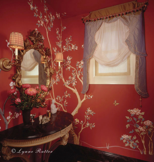 Chinoiserie Murals—Chinoiserie in Red