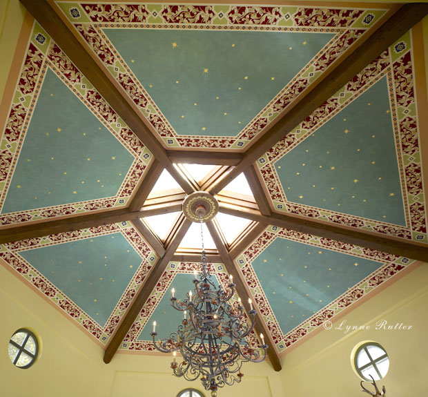 Hexagonal Italian Ceiling